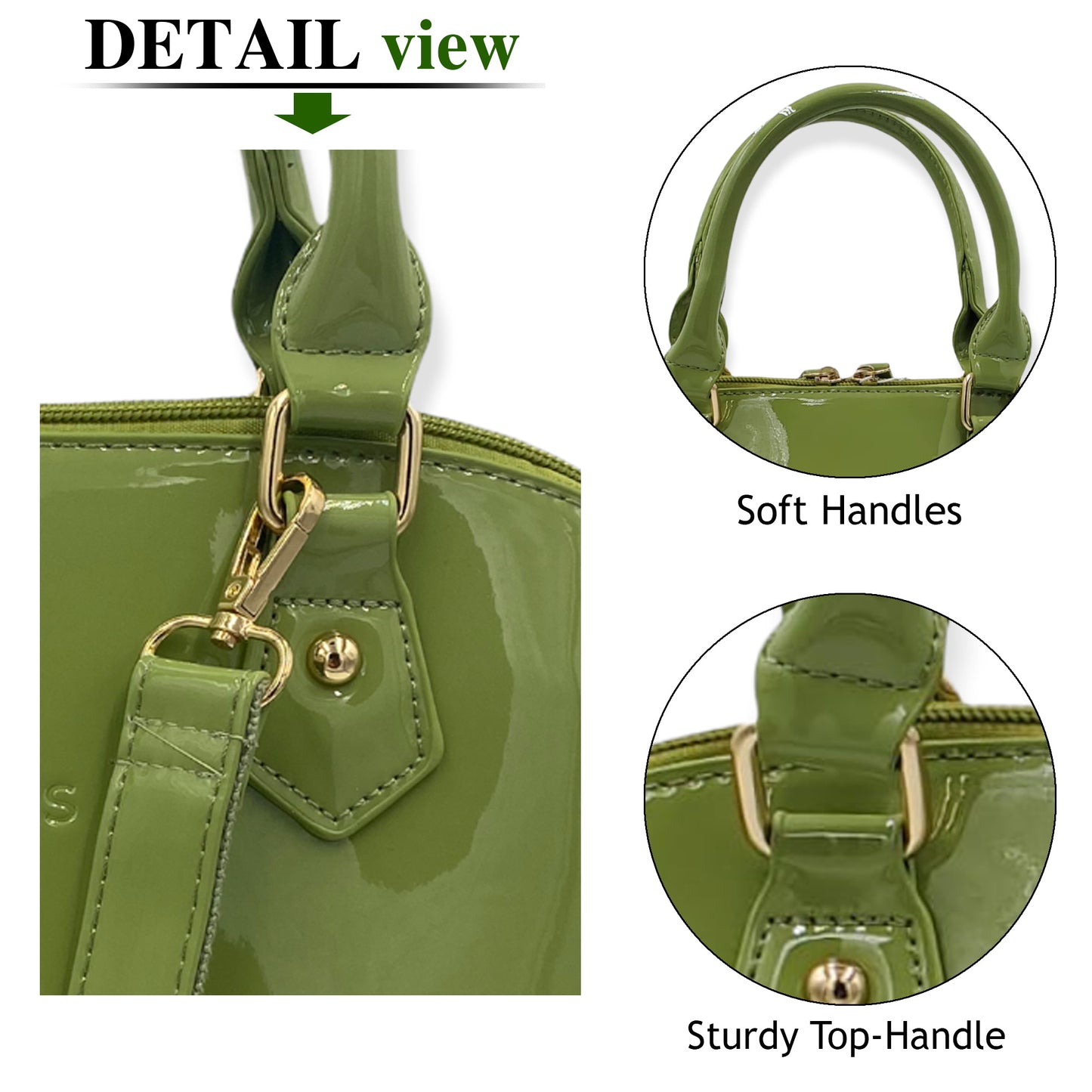 Gorgeous Satchel - Green