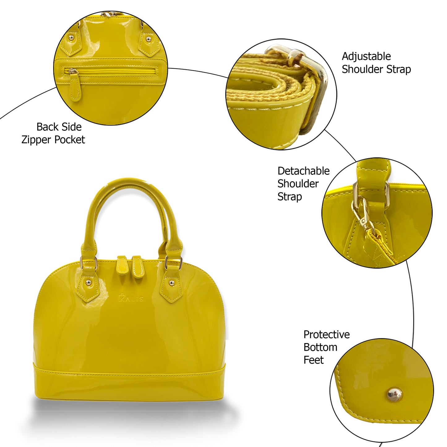 Gorgeous Satchel - Yellow