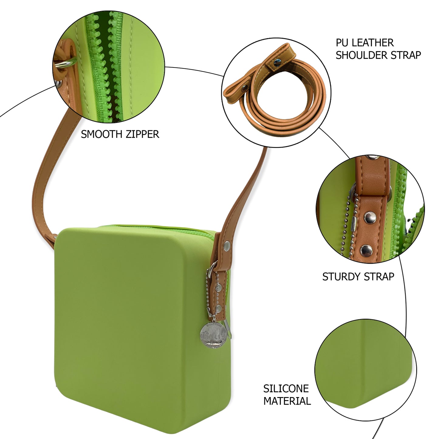 Crossbody Bag - Lime