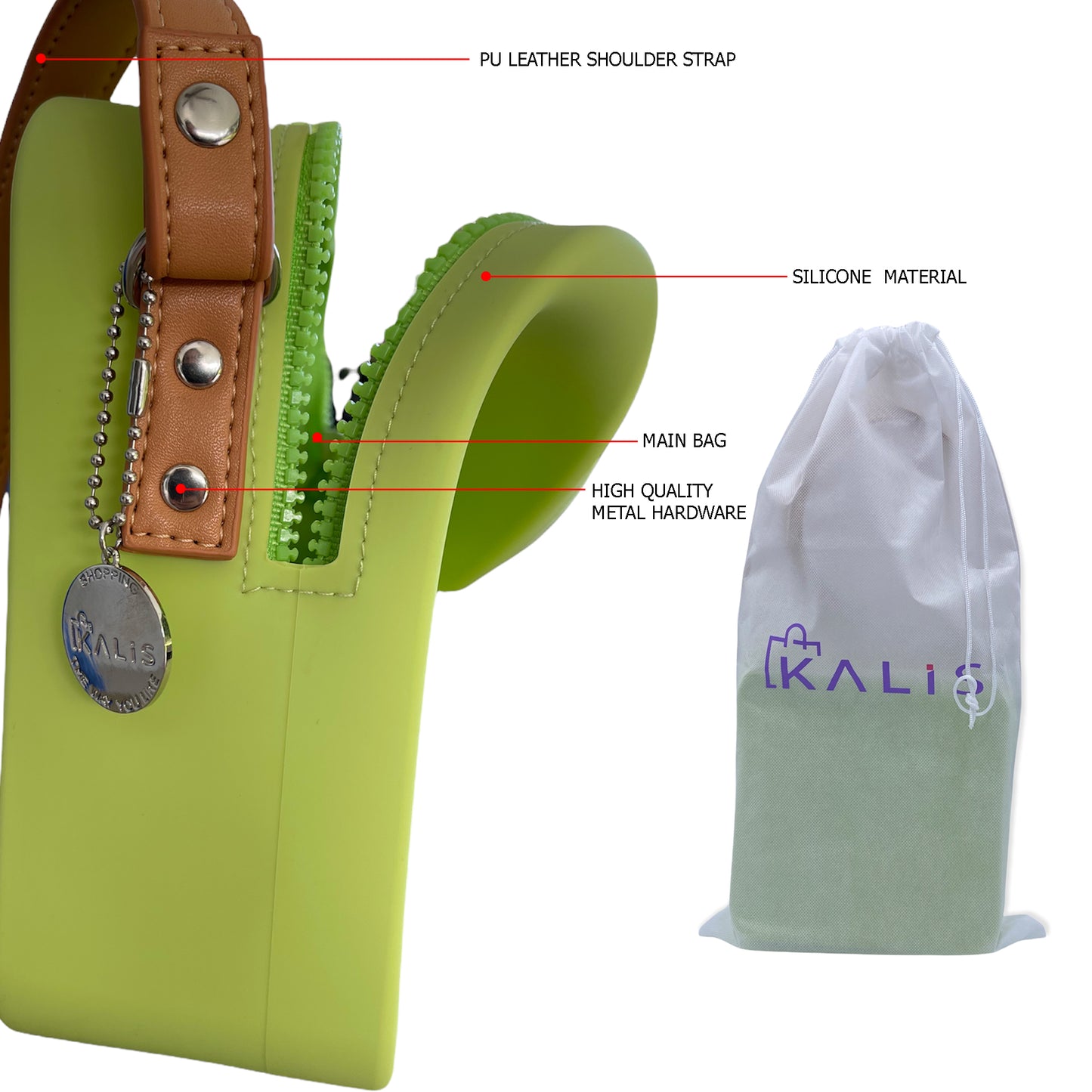 Crossbody Bag - Lime