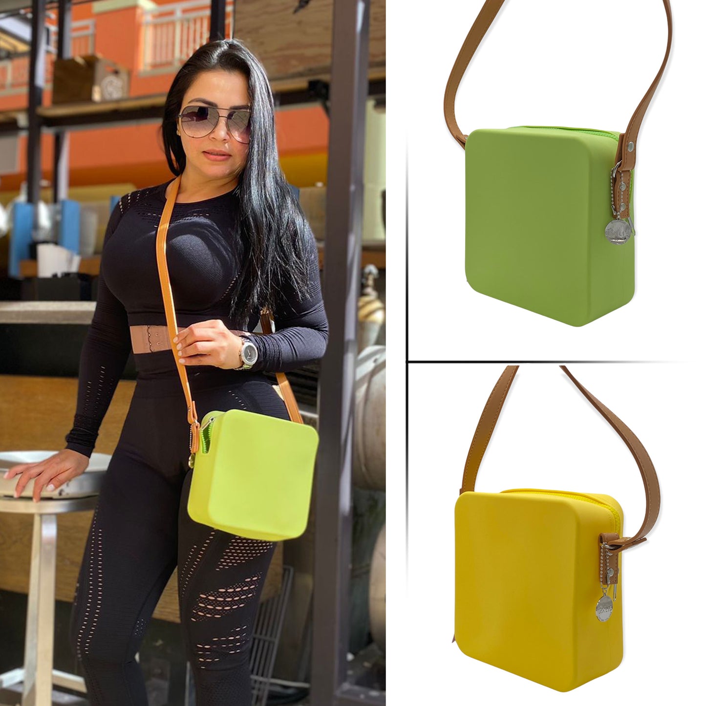 Crossbody Bag - Lime